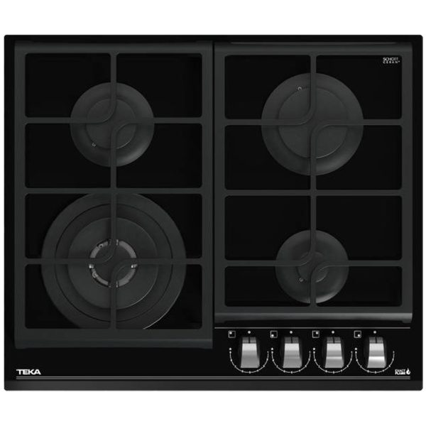 ENCIMERA CRISTALGAS TEKA EXACT FLAME GZC64320XBA BK NEGRO 112570191