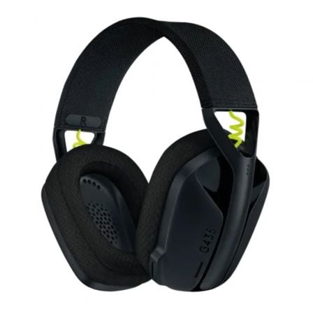 Auriculares Gaming Inalámbricos con Micrófono Logitech G435/ Bluetooth/ Negros y Amarillos