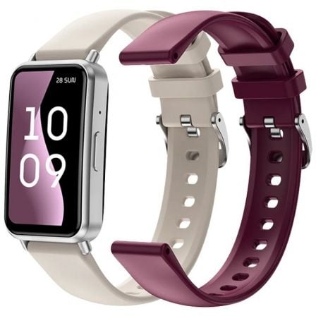 Smartwatch SPC Duo Fit/ Notificaciones/ Frecuencia Cardíaca/ Blanco