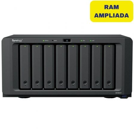 NAS Synology Diskstation DS1825+/ 8 Bahías 3.5"- 2.5"/ 16GB DDR4/ Formato Torre