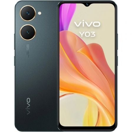 Smartphone Vivo Y03 4GB/ 128GB/ 6.56"/ Negro Espacial