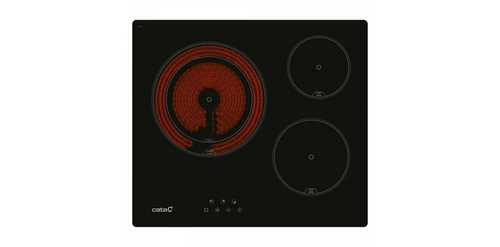 VITROCERAMICA CATA TD6003BK 3 ZONAS, FOCO 27CM 08063411