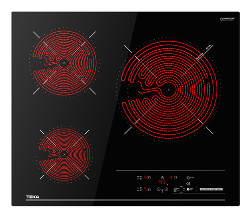 VITROCERAMICA TEKA TBC63620TTC 3 ZONAS, FOCO DOBLE DE 27 CM MESTREPAELLER 112550024