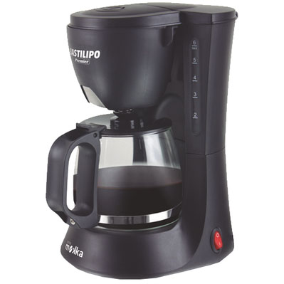 CAFETERA GOTEO BASTILIPO MOKKA 6 TAZAS NEGRA