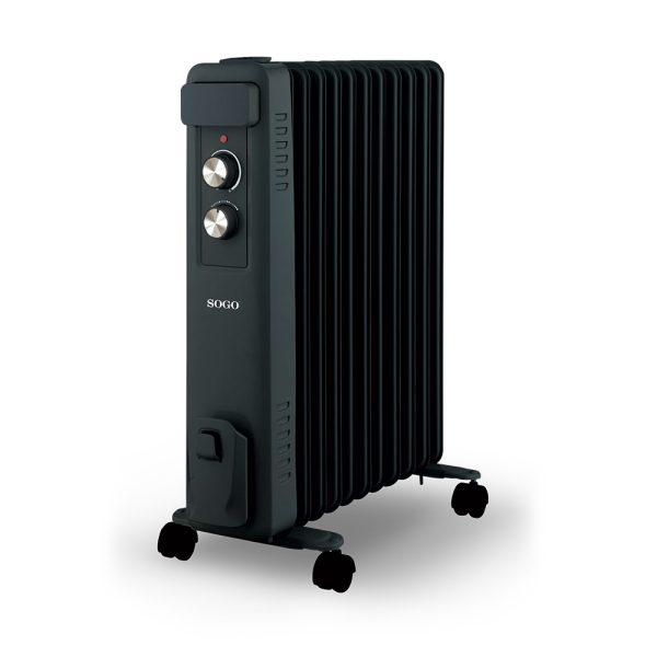 RADIADOR ACEITE SOGO SS18465 11 ELEMENTOS 2.500W NEGRO