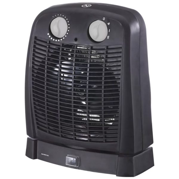 CALEFACTOR VERTICAL INFINITON HBRR349 2.000W NEGRO OSCILANTE MODO VENTILADOR