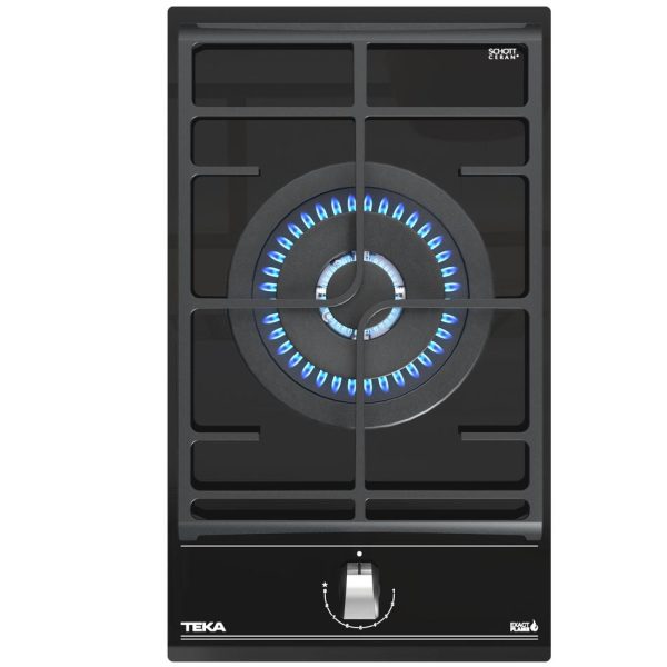 ENCIMERA CRISTAL GAS MODULAR TEKA EXACT FLAME GZC31330 XBA BK NEGRO