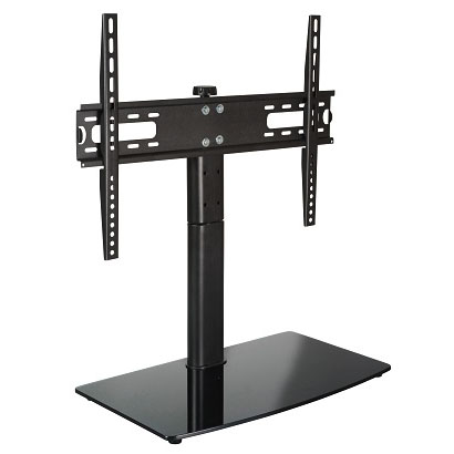 SOPORTE PANT. VIVANCO 62594 SOBREMESA VIDRIO NEGRO HASTA 40- 70 MAX 45KG