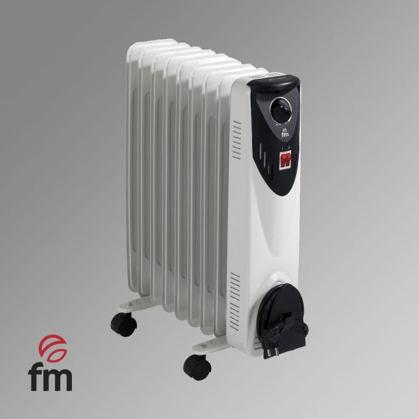 RADIADOR ACEITE FM BR20 9 ELEMENTOS 2000W MEDIDA ESPECIAL