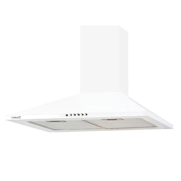 CAMPANA DECORATIVA CATA OMEGA 700WH C 70CM BLANCA PIRAMIDAL 02003010