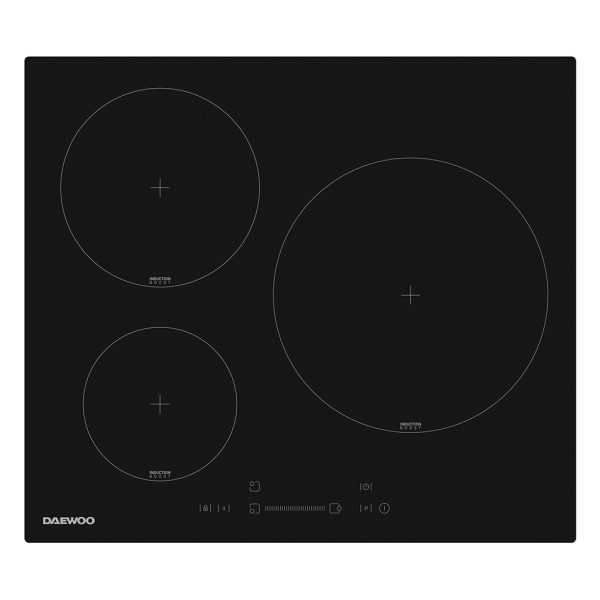 VITROCERAMICA INDUCCION DAEWOO BH6ISF31BNM-ES 3 ZONAS FOCO 29 CM