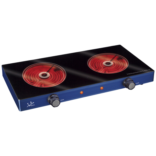 VITROCERAMICA PORTATIL JATA V142 2 FOCOS 2.400W