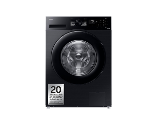 LAVADORA SAMSUNG WW80CGC04DABEC 8KG INOX-NEGRO 1.400 rpm CLASF-A