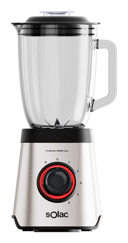 BATIDORA VASO SOLAC BV5733 JARRA CRISTAL DE 1,75 L.  2.000W INOX PRO MIXTER 2000 591204000