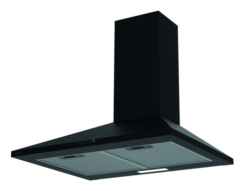 CAMPANA DECORATIVA CATA VK6000BK A NEGRA 60 CM 480M3/H PIRAMIDAL 02061405