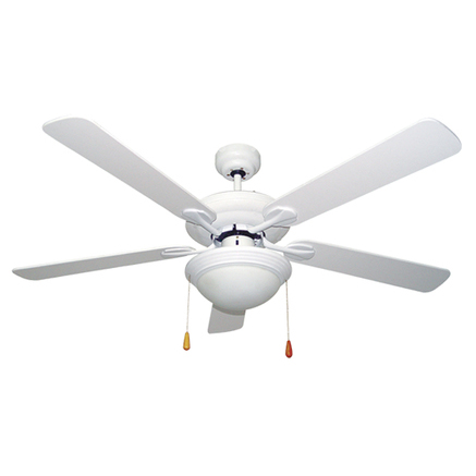 VENTILADOR TECHO BASTILIPO MALAGA 132CM C/LUZ BLANCO