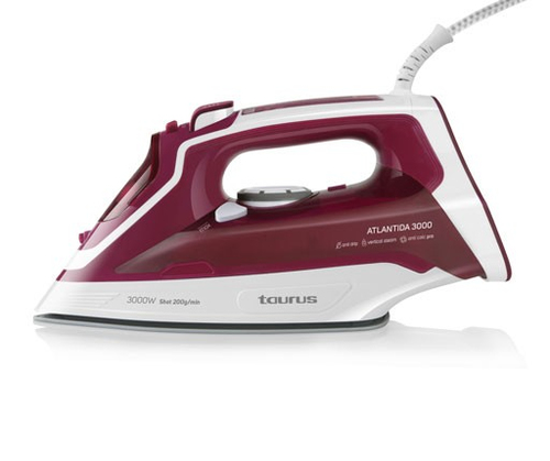 PLANCHA VAPOR TAURUS ATLANTIDA 3000 SUELA CERAMICA 3.000W 918979000