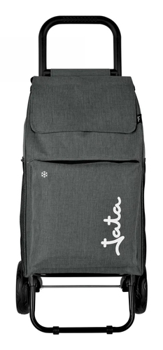 CARRO COMPRA JATA HCAR2564 GRIS 2 RUEDAS BOLSA TERMICA