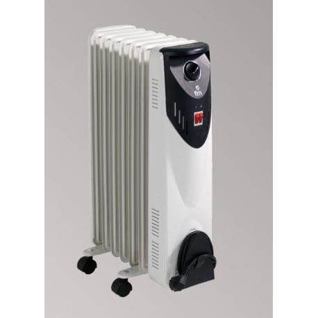 RADIADOR ACEITE FM BR15 7 ELEMENTOS 1500W MEDIDA ESPECIAL