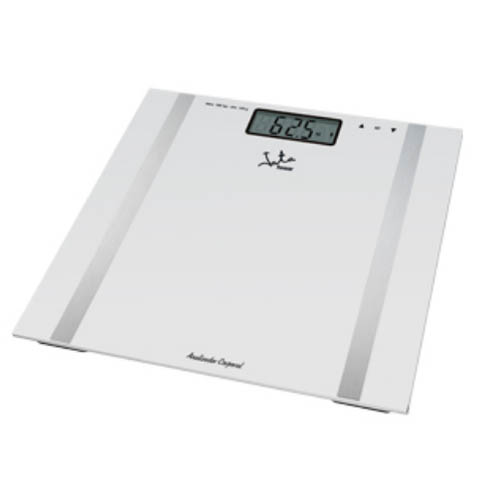 BASCULA BAÑO JATA 532 ANALIZADOR FITNESS BLANCO ALUMINIO