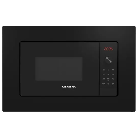 MICROONDAS INTEGRABLE SIEMENS BE623LMB3 20 L. C/GRILL CRISTAL NEGRO