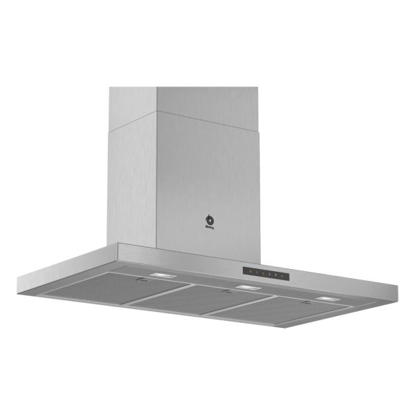 CAMPANA DECORATIVA BALAY 3BC997GX 721M3/H 90 CM INOX T INVERTIDA