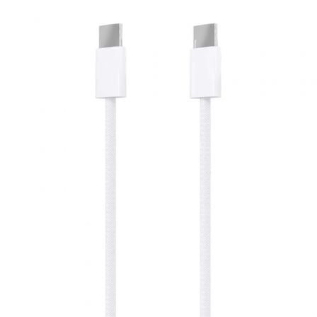 Cable USB 2.0 Tipo-C Aisens A107-0855/ USB Tipo-C Macho - USB Macho/ Hasta 60W/ 480Mbps/ 1m/ Blanco