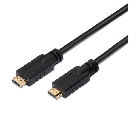 Cable HDMI Aisens 1.4 A119-0103/ HDMI Macho - HDMI Macho/ 15m/ Negro