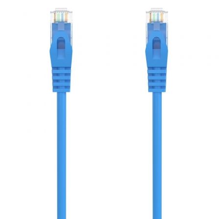 Cable de Red RJ45 AWG24 UTP Aisens A145-0572 Cat.6A/ LSZH/ 50cm/ Azul