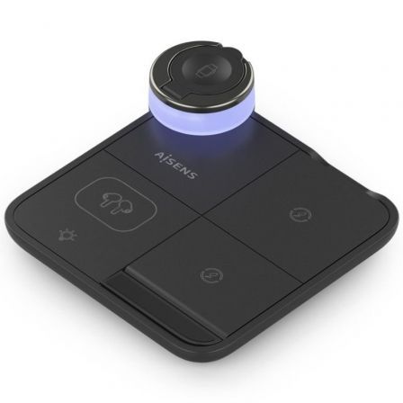 Base de carga Inalámbrica Aisens ASCH-15W4WC062-BK/ 15W/ Negro