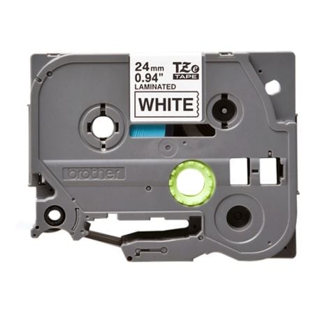 Cinta Laminada Original Rotuladora Brother TZe-251/Blanca