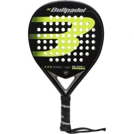 Pala de Pádel Bullpadel Black Dragon 4.0/ Negro y Verde