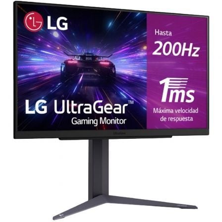 Monitor Gaming LG UltraGear 27GS75Q-B 27"/ QHD/ 1ms/ 200Hz/ IPS/ Regulable en Altura/ Negro