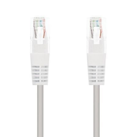 Cable de Red RJ45 UTP Nanocable 10.20.0103-W Cat.5e/ 3m/ Blanco