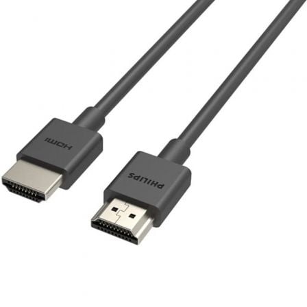 Cable HDMI 4K Philips SWV5702/ HDMI Macho - HDMI Macho/ 2m/ Certificado/ Negro