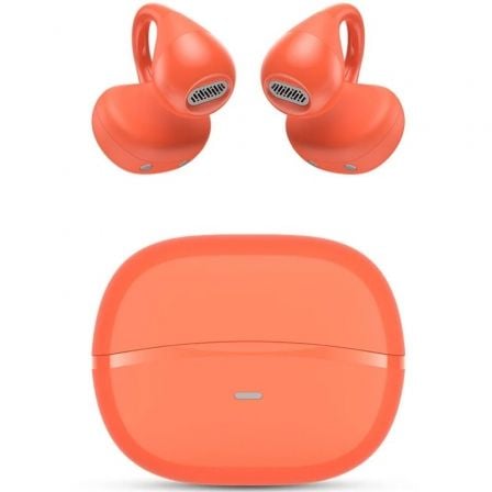 Auriculares Bluetooth SPC Boost Clip con estuche de carga/ Autonomía 6h/ Rojos