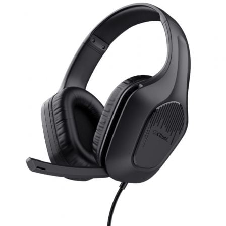 Auriculares Gaming con Micrófono Trust Gaming GXT 417 Zirox/ Jack 3.5/ Negros