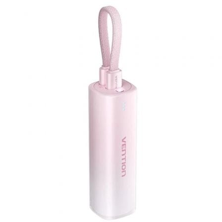Powerbank 5000mAh Vention FHWR0/ 20W/ Rosa