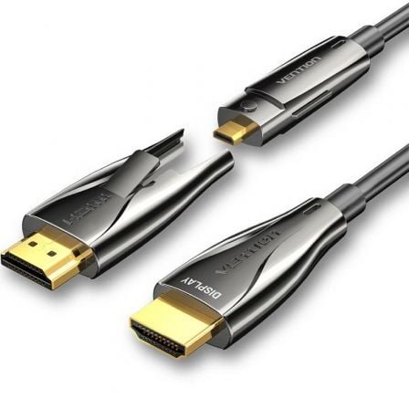 Cable HDMI Vention ALPBN/ HDMI Macho - Micro HDMI Macho/ HDMI Macho/ 15m/ Negro