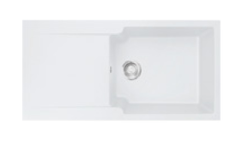 FREGADERO SINTETICO MEPAMSA KITE 100.50 BLANCO 1C 1E REV.