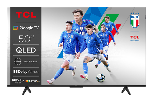 PANTALLA QLED TCL 50P7K 4K HDR+GOOGLE TV 12.0(DOLBY-ATMOS/ONKYO 2.0/GAME MASTER 120 Hz)