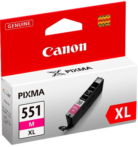 CARTUCHO CANON CLI-551M XL MAGENTA ALTA CAPACIDAD