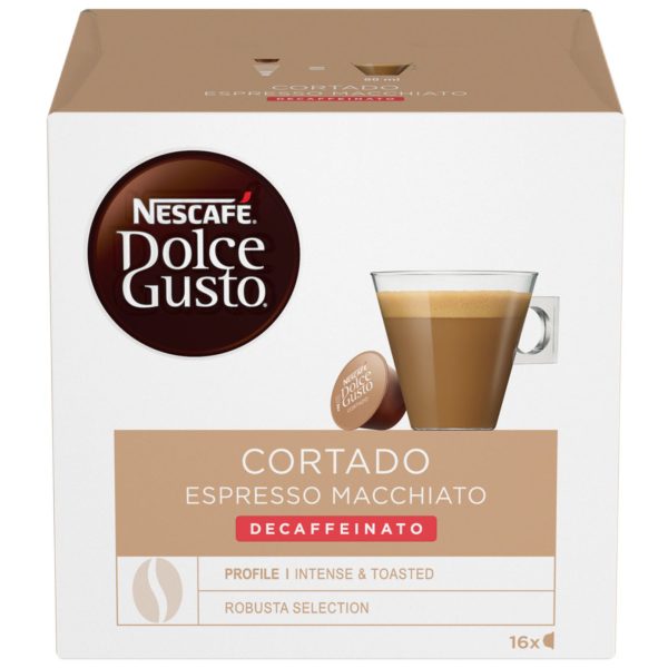 CAJA 3 PACKS 16 CAPS DOLCE GUSTO CORTADO DESCAFEINADO 12213078