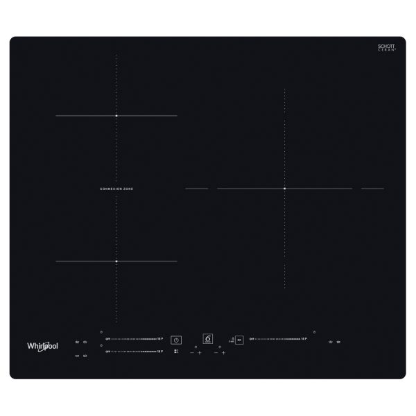 VITROCERAMICA INDUCCION WHIRLPOOL WBS5560NE 3 ZONAS FOCO 30CM 7.200W