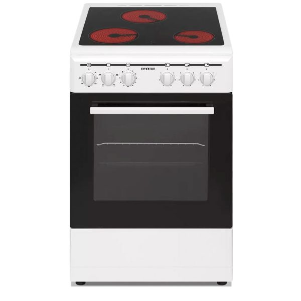 COCINA VITRO INFINITON CCV350G A BLANCA/CRISTAL BLACK