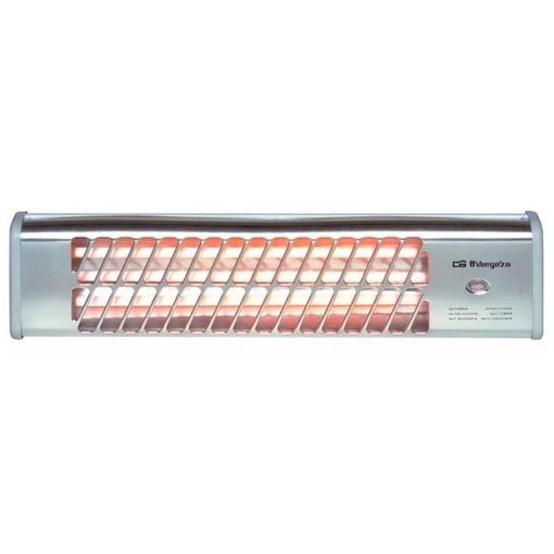 RADIADOR BAÑO 2 BARRAS CUARZO ORBEGOZO BB5000 INOX 1200 W