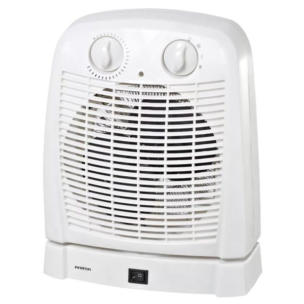CALEFACTOR VERTICAL INFINITON HBRW350 2.000W BLANCO OSCILANTE MODO VENTILADOR