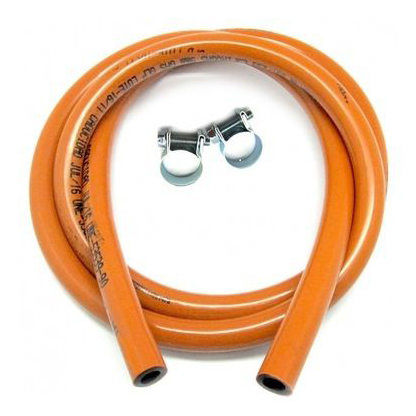 KIT MANGUERA BUTANO 1,5 MTS VITROKITCHEN KIT200 + 2 ABRAZADERAS