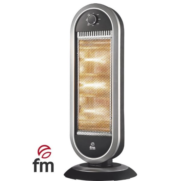 RADIADOR HALOGENO FM H30 3 BARRAS 1.200W ALTURA 70CM