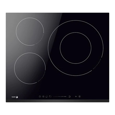 VITROCERAMICA INDUCCION FAGOR 3IF355BS 3 ZONAS, FOCO 32CM